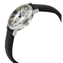 Load image into Gallery viewer, Tissot Carson Premium Lady Silver Dial Black Leather Strap Watch For Women - T122.210.16.033.00