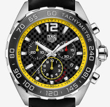 Load image into Gallery viewer, Tag Heuer Formula 1 Chronograph Black Dial Black Rubber Strap Watch for Men - CAZ101AC.FT8024