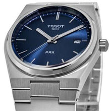 Load image into Gallery viewer, Tissot T Classic PRX Blue Dial Silver Steel Strap Watch For Men - T137.410.11.041.00