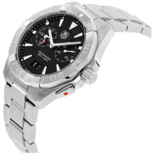 Load image into Gallery viewer, Tag Heuer Aquaracer Quartz Black Dial Silver Steel Strap Watch for Men - WAY111Z.BA0928