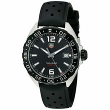 Load image into Gallery viewer, Tag Heuer Formula 1 Quartz Black Dial Black Rubber Strap Watch for Men - WAZ1110.FT8023