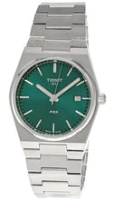 Load image into Gallery viewer, Tissot PRX Green Dial Silver Steel Strap Watch For Men - T137.410.11.091.00