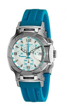 Load image into Gallery viewer, Tissot T Race Chronograph White Dial Brown Rubber Strap Watch for Women - T048.217.17.017.02