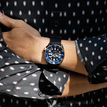 Load image into Gallery viewer, Seiko 5 Sports Automatic Blue Dial Black NATO Strap Watch for Men - SBSA098
