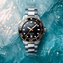 Load image into Gallery viewer, Tissot Seastar 1000 Black Dial Two Tone Steel Strap Watch for Women - T120.210.22.051.00