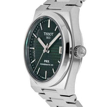 Load image into Gallery viewer, Tissot PRX Powermatic 80 Green Dial Silver Steel Strap Watch for Men - T137.207.11.091.00