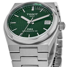 Load image into Gallery viewer, Tissot PRX Powermatic 80 Green Dial Silver Steel Strap Watch for Men - T137.207.11.091.00