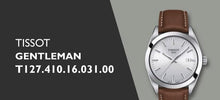 Load image into Gallery viewer, Tissot Gentlemen Silver Dial Brown Leather Strap Watch for Men - T127.410.16.031.01