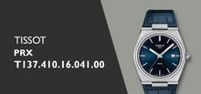 Load image into Gallery viewer, Tissot PRX Powermatic 80 Blue Dial Blue Leather Strap Watch for Men - T137.407.16.041.00