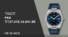Load image into Gallery viewer, Tissot PRX Blue Dial Blue Leather Strap Watch for Men - T137.410.16.041.00