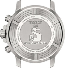 Load image into Gallery viewer, Tissot Seastar 1000 Chronograph Red Dial Black Rubber Strap Watch For Men - T120.417.17.421.00