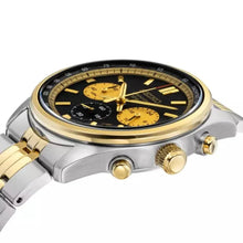 Load image into Gallery viewer, Seiko Sport Chronograph Black Dial Two Tone Steel Strap Watch for Men - SSB430P1