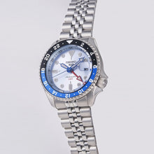 Load image into Gallery viewer, Seiko 5 Sports Automatic GMT SKX Sports Style Asia Exclusive Limited Edition Ice Blue Dial Silver Steel Strap Watch For Men - SSK029K1