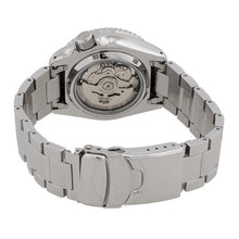 Load image into Gallery viewer, Seiko 5 Sports Double Hurricane Retro Orange Dial Silver Steel Strap Watch For Men - SRPK11K1