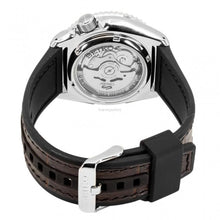 Load image into Gallery viewer, Seiko 5 Sports SKX Automatic Black Dial Black Leather Strap Watch for Men - SRPD55K2