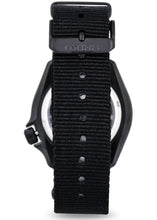 Load image into Gallery viewer, Seiko 5 Sports Automatic Black Dial Black NATO Strap Watch For Men - SRPD79K1