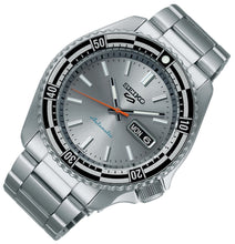 Load image into Gallery viewer, Seiko 5 Sports Special Edition Silver Dial Silver Steel Strap Watch For Men - SRPK09K1