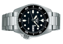Load image into Gallery viewer, Seiko 5 Sports SKX Automatic Black Dial Silver Steel Strap Watch For Men - SRPK29K1