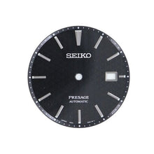 Load image into Gallery viewer, Seiko Presage Sharp Edged Series Black Dial Black Steel Strap Watch For Men - SPB229J1