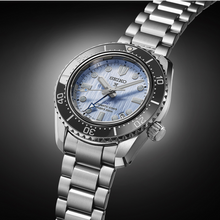 Load image into Gallery viewer, Seiko Prospex Limited Edition Automatic GMT Glacier Blue Dial Silver Steel Strap Watch For Men - SPB385J1