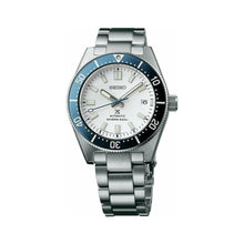 Load image into Gallery viewer, Seiko Prospex Diver 140th Anniversary Limited Edition White Dial Silver Steel Strap Watch For Men - SPB213J1