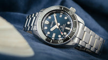 Load image into Gallery viewer, Seiko Prospex Sea Automatic Diver Green Dial Silver Steel Strap Watch For Men - SPB187J1