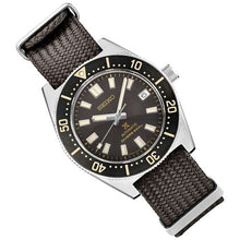 Load image into Gallery viewer, Seiko Prospex 1965 Diver’s Re-Interpretation Automatic Black Dial Brown NATO Strap Watch For Men - SPB239J1