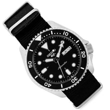 Load image into Gallery viewer, Seiko 5 Sports SKX Automatic Black Dial Black NATO Strap Watch For Men - SRPD55K3