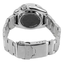 Load image into Gallery viewer, Seiko 5 Sports SKX Skeleton Green Dial Silver Steel Strap Watch For Men - SRPJ45K1