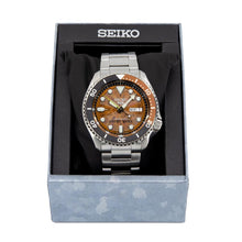 Load image into Gallery viewer, Seiko 5 Sports Sonar Special Edition Brown Dial Silver Steel Strap Watch For Men - SRPJ47K1