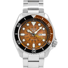 Load image into Gallery viewer, Seiko 5 Sports Sonar Special Edition Brown Dial Silver Steel Strap Watch For Men - SRPJ47K1