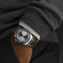 Load image into Gallery viewer, Seiko 5 Sports Special Edition Silver Dial Silver Steel Strap Watch For Men - SRPK09K1