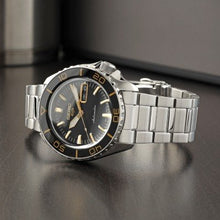 Load image into Gallery viewer, Seiko 5 Sport Automatic SKX Series Black Dial Silver Steel Strap Watch for Men - SRPK99K1