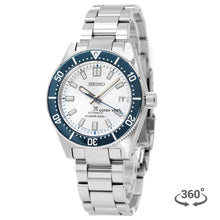 Load image into Gallery viewer, Seiko Prospex Diver 140th Anniversary Limited Edition White Dial Silver Steel Strap Watch For Men - SPB213J1