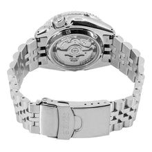 Load image into Gallery viewer, Seiko 5 Sports GMT Automatic Orange Dial Silver Steel Strap Watch For Men - SSK005K1