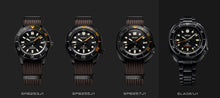 Load image into Gallery viewer, Seiko Prospex Black Series 1965 Limited Edition Black Dial Brown NATO Strap Watch For Men - SPB253J1