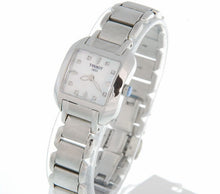 Load image into Gallery viewer, Tissot T Wave Diamonds Mother of Pearl Dial Silver Steel Strap Watch for Women - T02.1.285.74