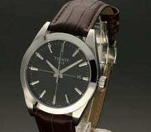 Load image into Gallery viewer, Tissot Gentlemen Black Dial Brown Leather Strap Watch for Men - T127.410.16.051.01