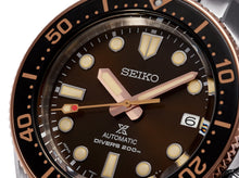 Load image into Gallery viewer, Seiko Prospex Sea Diver Automatic Brown Dial Silver Steel Strap Watch For Men - SPB240J1