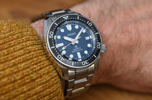 Load image into Gallery viewer, Seiko Prospex Sea Automatic Diver Green Dial Silver Steel Strap Watch For Men - SPB187J1