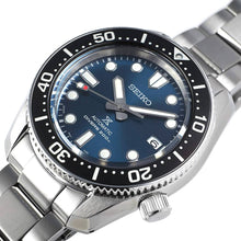Load image into Gallery viewer, Seiko Prospex Sea Automatic Diver Green Dial Silver Steel Strap Watch For Men - SPB187J1