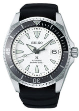 Load image into Gallery viewer, Seiko Shogun Prospex Titanium Divers Automatic White Dial Black Rubber Strap Watch For Men - SPB191J1