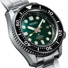 Load image into Gallery viewer, Seiko Prospex 140th Anniversary Limited Divers Green Dial Silver Steel Strap Watch For Men - SPB207J1