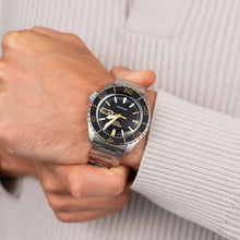 Load image into Gallery viewer, Seiko 5 Sport Automatic SKX Series Black Dial Silver Steel Strap Watch for Men - SRPK99K1