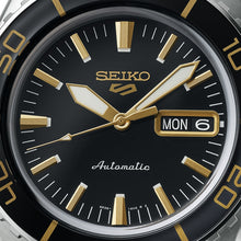 Load image into Gallery viewer, Seiko 5 Sport Automatic SKX Series Black Dial Silver Steel Strap Watch for Men - SRPK99K1