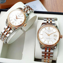 Load image into Gallery viewer, Tissot Ballade Powermatic 80 Mother of Pearl Silver Dial Two Tone Steel Strap Watch For Women - T108.208.22.117.00