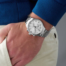 Load image into Gallery viewer, Tissot Chrono XL Classic Silver Dial Silver Steel Strap Watch For Men - T116.617.11.037.00