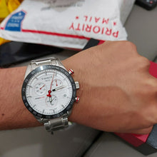 Load image into Gallery viewer, Tissot T Sport PRS 516 Chronograph White Dial Silver Steel Strap Watch For Men - T100.417.11.031.00