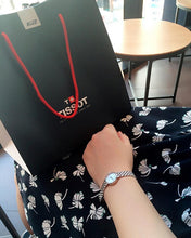 Load image into Gallery viewer, Tissot T Lovely Mother of Pearl Dial Silver Steel Strap Watch for Women - T140.009.11.111.00