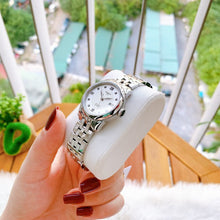 Load image into Gallery viewer, Tissot Carson Premium Automatic Lady Diamonds Silver Dial Silver Steel Strap Watch for Women - T122.207.11.036.00